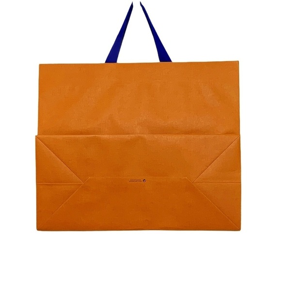 AUTHENTIC LOUIS VUITTON Gift bag Luxury Designer Presentation Orange Blue - Picture 3 of 7